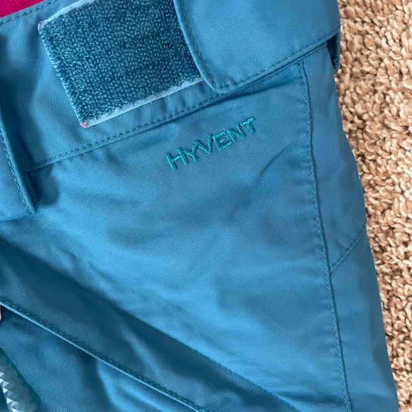 EUC The North Face Hyvent Teal Snow Pants XS - Picture 5 of 5